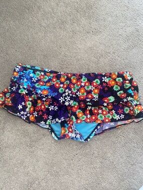 Hobie Floral Multicolor Swimwear with Turquoise Lining